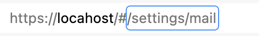 Page address and route